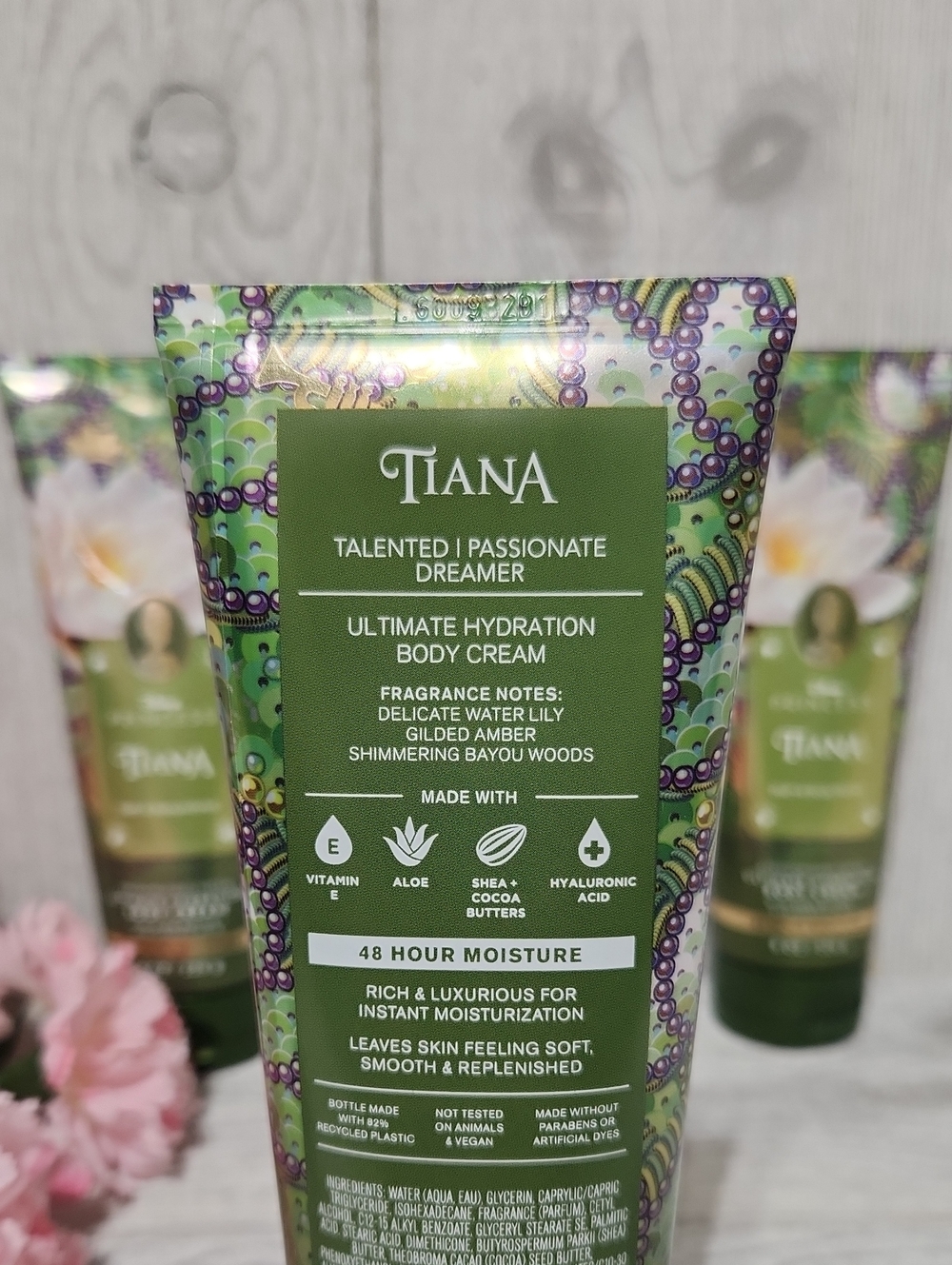 Bath & Body Works Disney Princess Tiana Ultimate Hydration Body Cream X3 - Picture 3 of 3